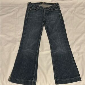 Vintage 7 For All Mankind Lowrise Flare Jeans